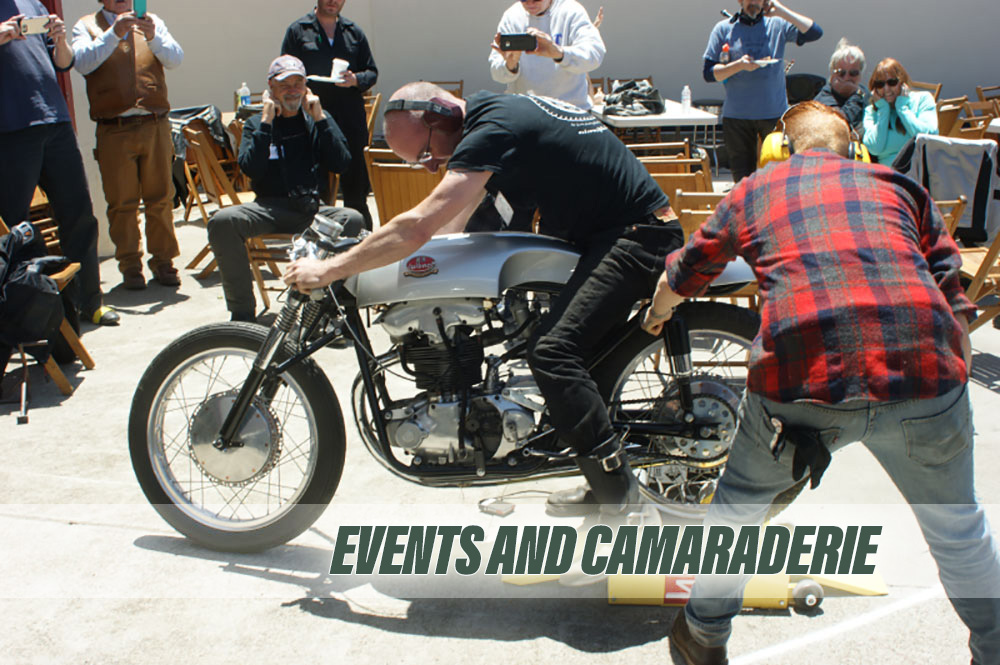 events and camaraderie